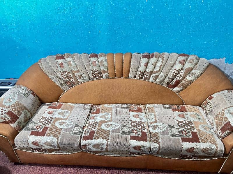 5 seater sofa set 1+1+3 molty foam 0