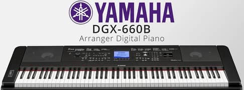 Yamaha Keyboard DGX660 with stand