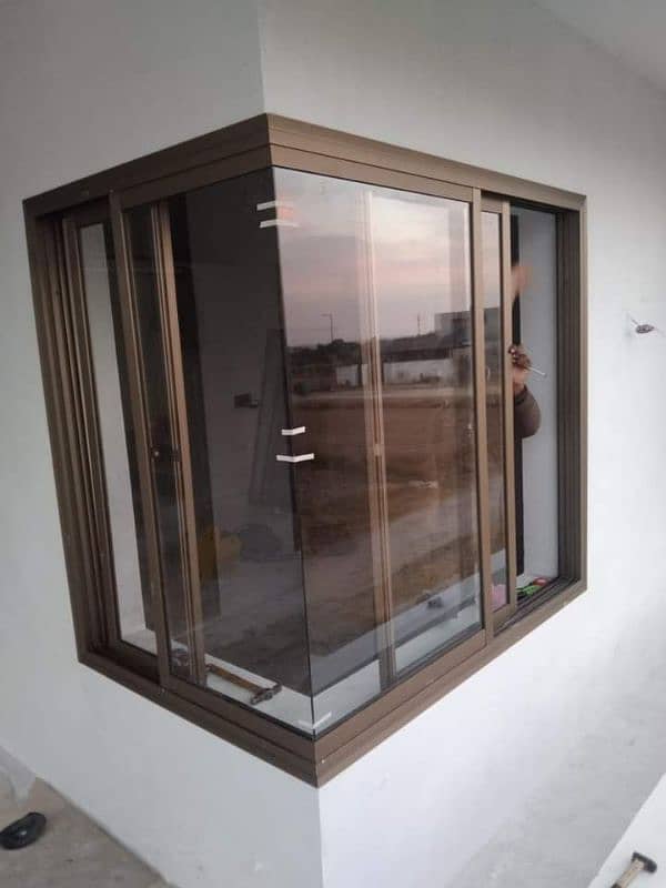 Glass work Aluminium windows Glass partition windows blinds Etc 9