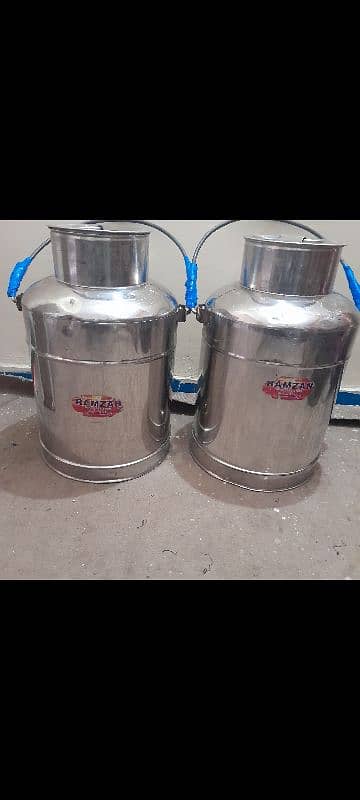 2 Milk cane fore sale stainlessness Steel 0