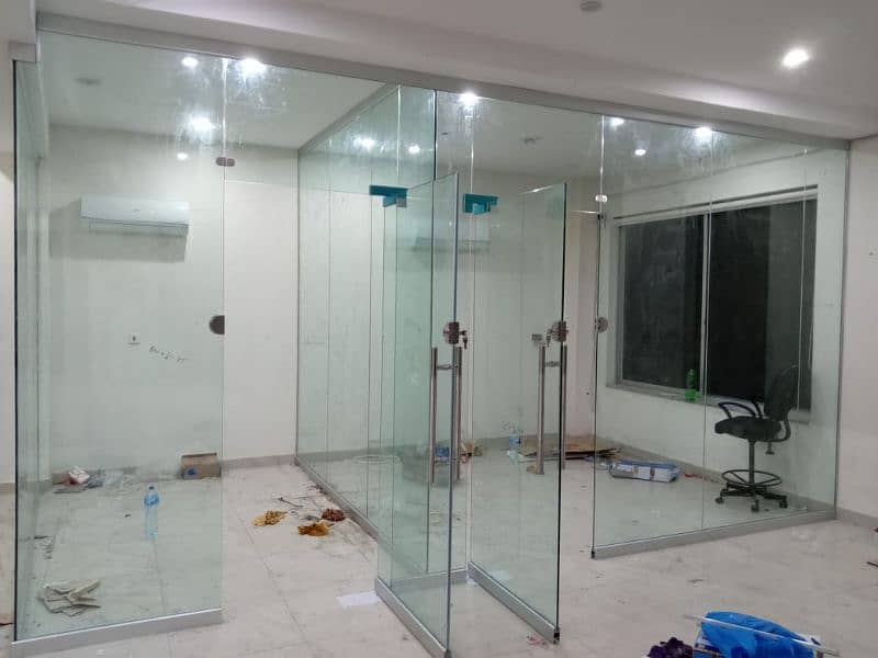 glass work Aluminium windows Glass partition windows blinds Etc 11