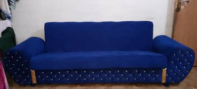 Sofa Cum Bed for Sale | wooden sofa | 3 seater sofa | Good Condition