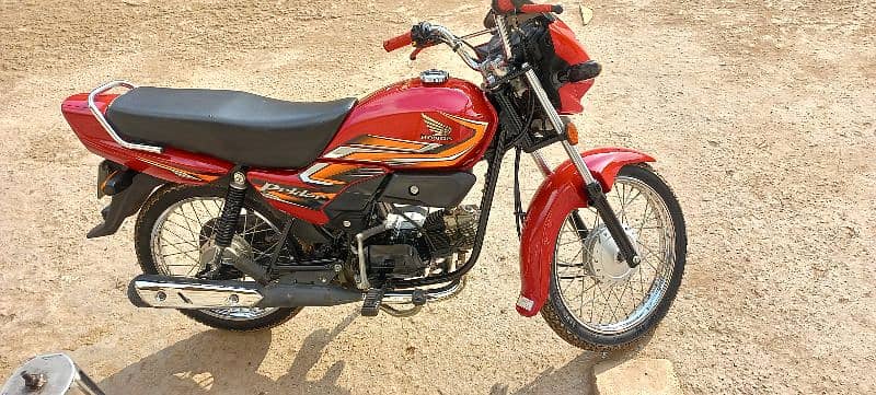 Honda pridor 100cc red colour registration all Punjab 1