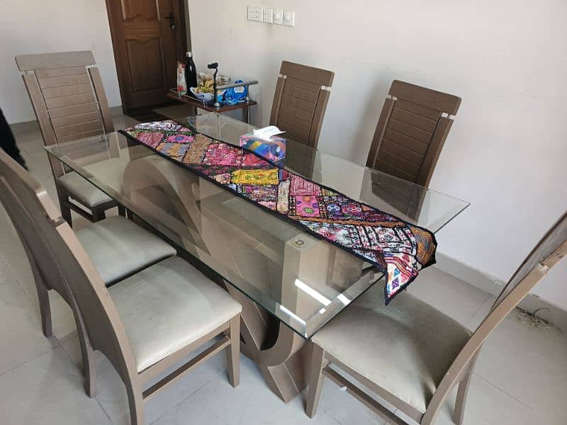 6 Chairs Dining Table 0