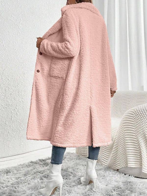 1 pc Womens Stylish Long Coat (Delivery only) 4