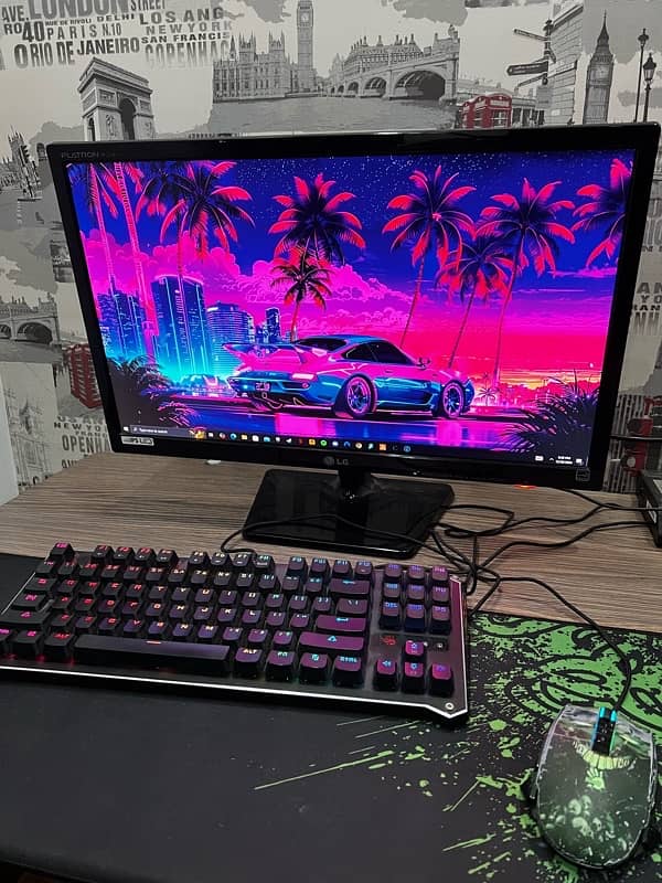 Gaming Pc|Core i3-9100F Rx 580 8GB bloody mouse bloody keyboard 2