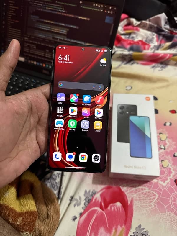 Redmi note 13 8/128gb almost new with 7 months warranty 0