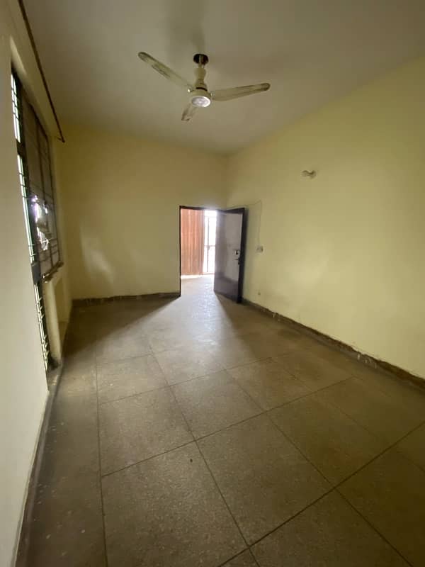 Portion for rent 10marla Karim block 8