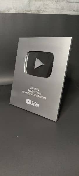 "Custom YouTube Play Button | Golden & Silver Awards with Your Name" 0