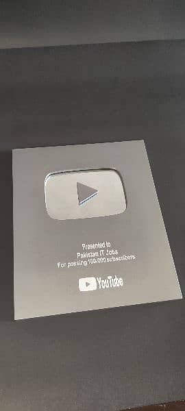 "Custom YouTube Play Button | Golden & Silver Awards with Your Name" 2