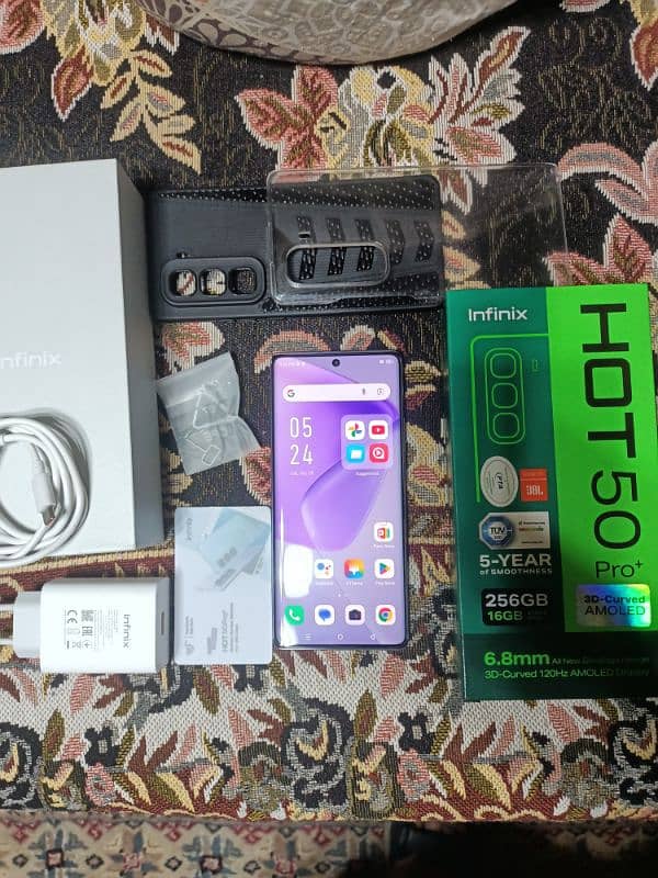 Infinix Hot 50 Pro plus  16/256 complete box 1