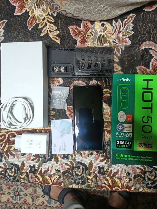 Infinix Hot 50 Pro plus  16/256 complete box 2