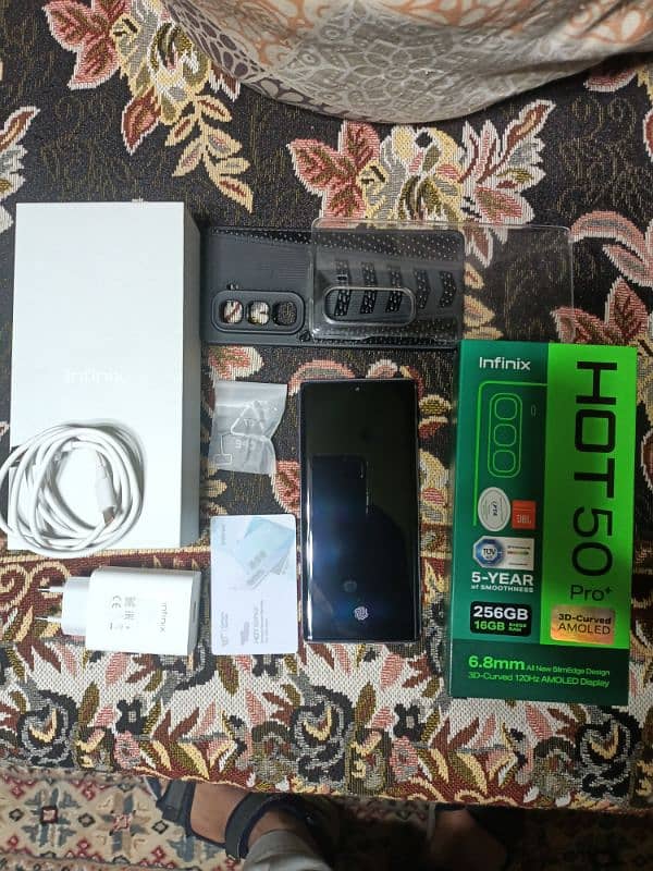 Infinix Hot 50 Pro plus  16/256 complete box 4