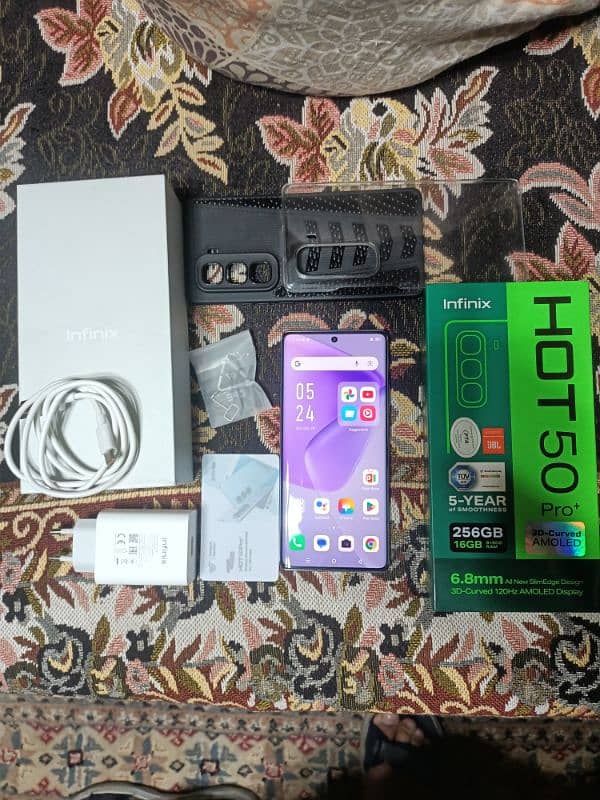 Infinix Hot 50 Pro plus  16/256 complete box 5