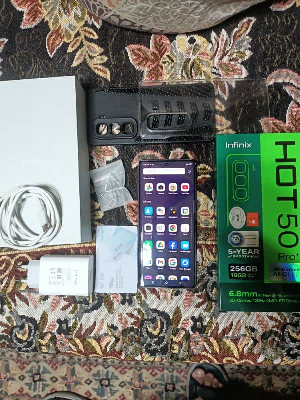 Infinix Hot 50 Pro plus  16/256 complete box 6