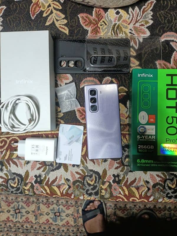 Infinix Hot 50 Pro plus  16/256 complete box 7