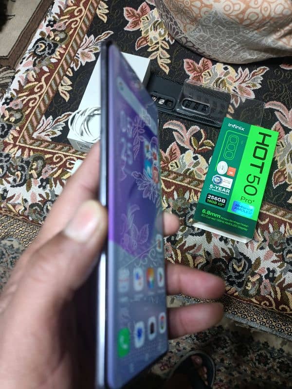 Infinix Hot 50 Pro plus  16/256 complete box 9