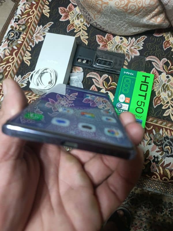 Infinix Hot 50 Pro plus  16/256 complete box 10