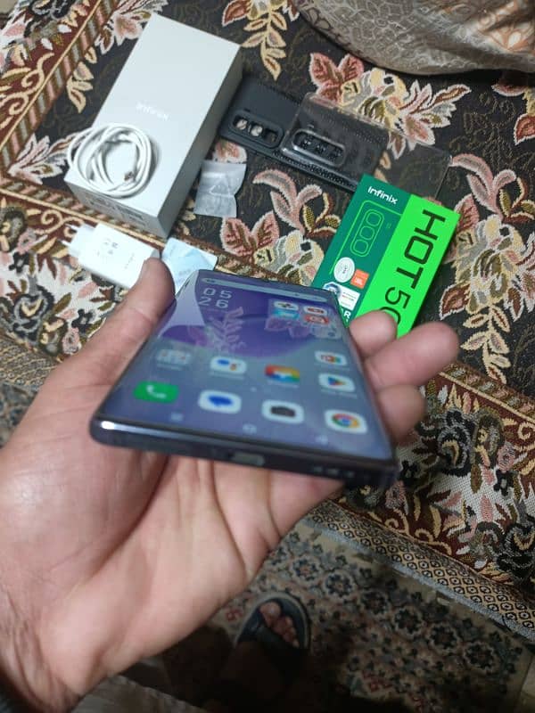 Infinix Hot 50 Pro plus  16/256 complete box 13