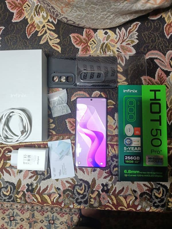 Infinix Hot 50 Pro plus  16/256 complete box 14