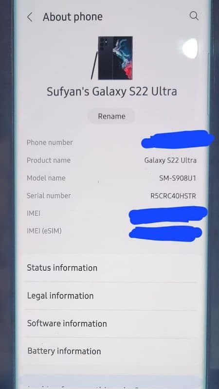 Samsung S22 Ultra Pta Approved 7