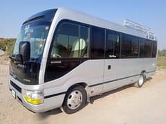 Toyota coaster for rent or drop