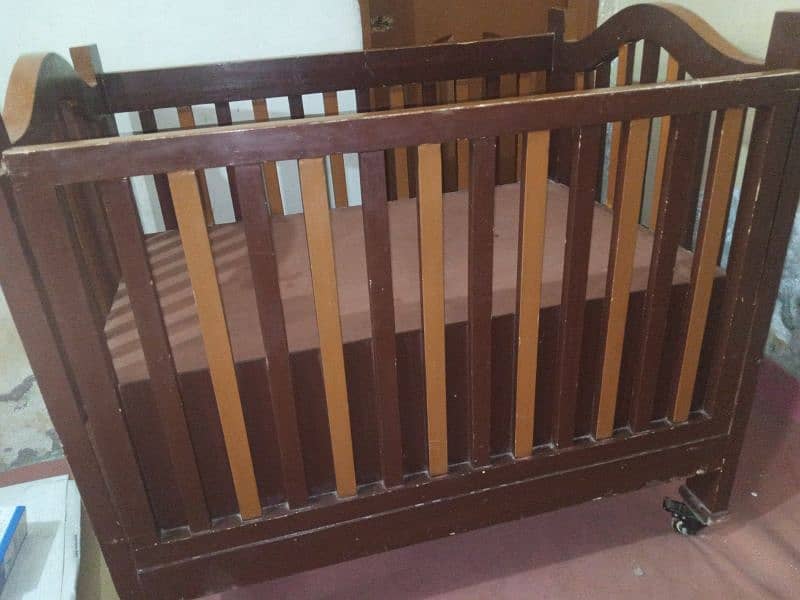 Wooden Baby Cot 2