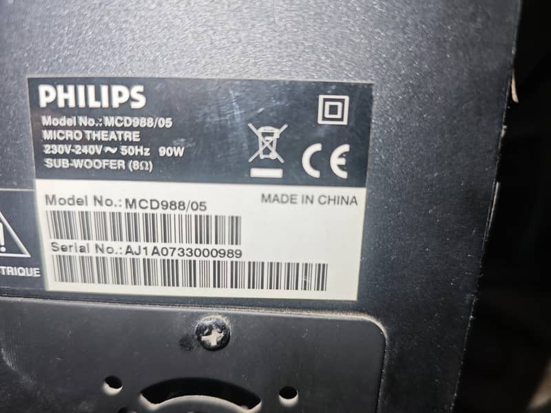 Philips Micro Home Theater - DVD Micro Theater MCD988/98 4