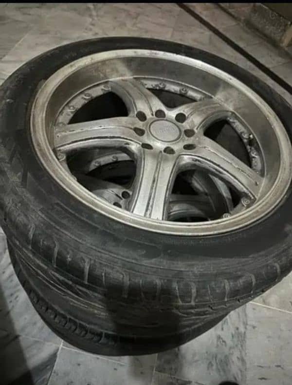 alloy rims 17 inches with low profile tyres 0