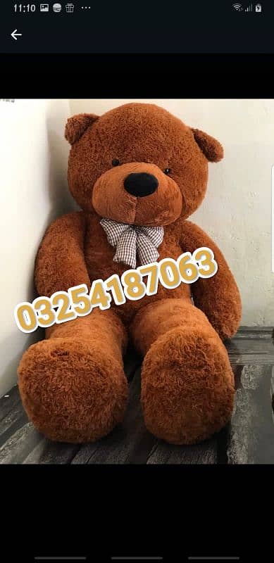 Teddy Bear • Best gift• New year gift • Soft Fluffy teddy 0