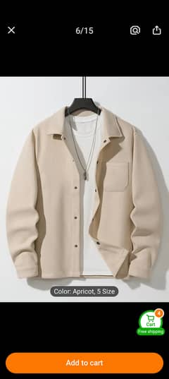 Men's Casual Button Up Chest Pocket Lapel Coat