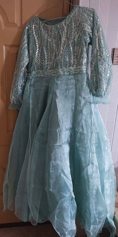 turquoise color maxi 0