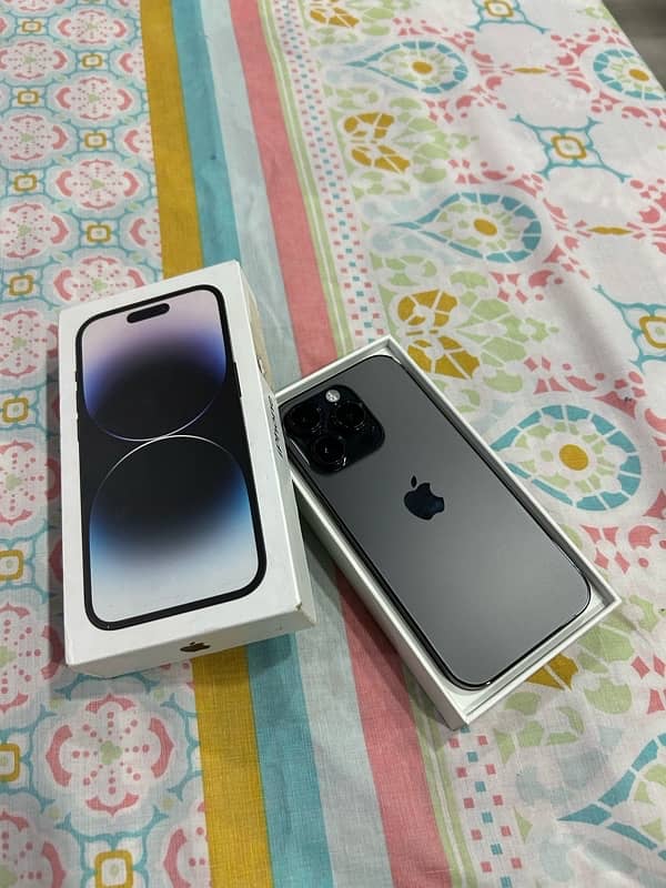 Iphone 14 Pro 128GB Non PTA JV WaterPacked With All Accessories 1