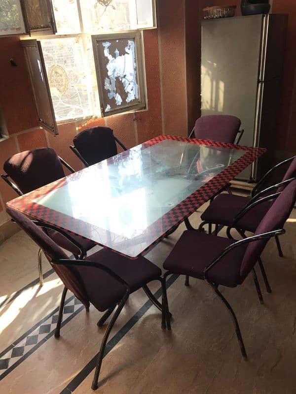 Five Seater Sofa And Dining Table With 6 Chairs 5