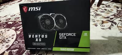 MSI GeForce GTX 1660 SUPER 6GB DDR6  OC Edition Graphics Card