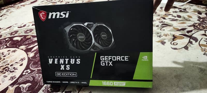 MSI GeForce GTX 1660 SUPER 6GB DDR6  OC Edition Graphics Card 0