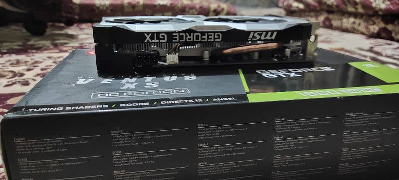 MSI GeForce GTX 1660 SUPER 6GB DDR6  OC Edition Graphics Card 6