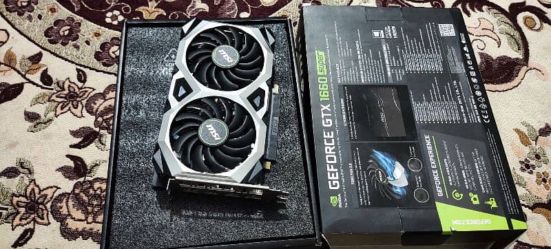 MSI GeForce GTX 1660 SUPER 6GB DDR6  OC Edition Graphics Card 9