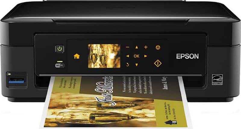 Epson sx 445 Wi-Fi printer colour black print UK import 3