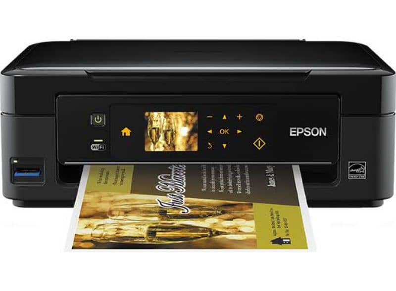 Epson sx 445 Wi-Fi printer colour black print UK import 1