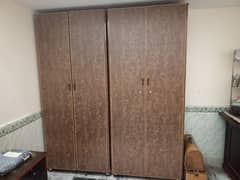 2 Sets of english brown wardrobe