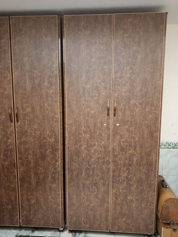 2 Sets of english brown wardrobe 1