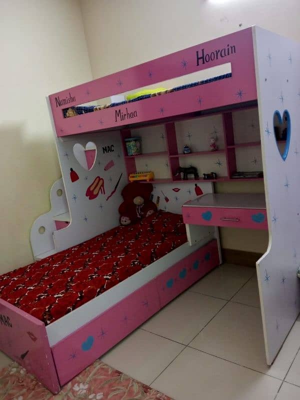 *Kids double bunk bed with wardrobe* 4