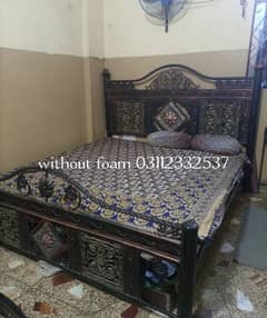 iron full size bed without foam in liyaqatabad lalukhet 03112332537