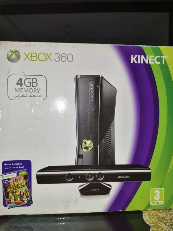 Brand New xbox 360 Kinect 2 controllers 2 games 0