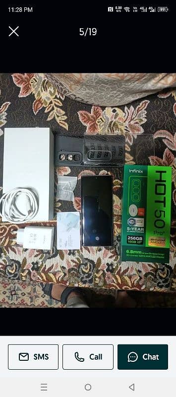 infiax hot 50 pro plus 8+8 256 just like new 2