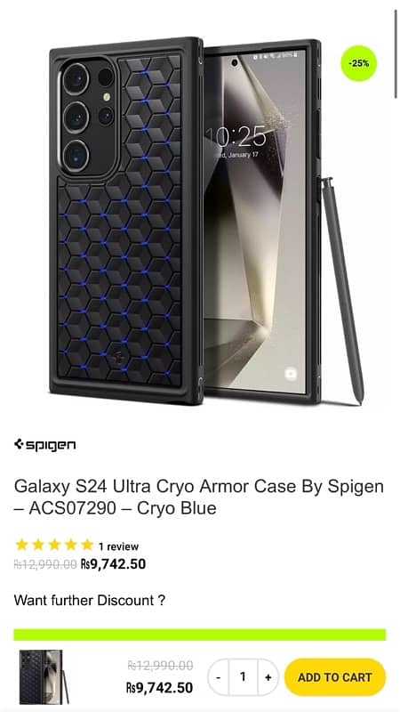 Orignal Spigen Case for Samsung s24 Ultra 1