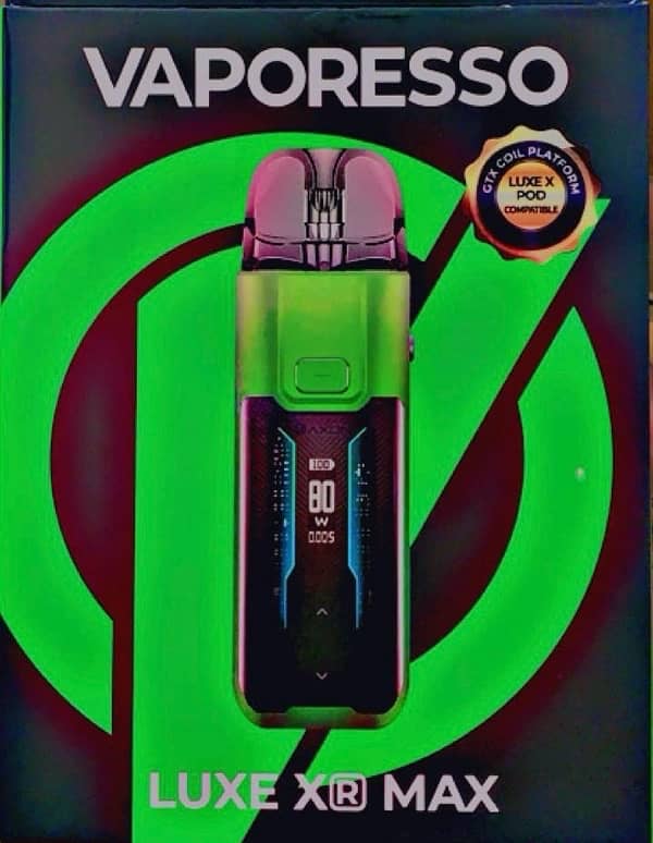 VAPORESSO LUXE XR MAX (BRAND NEW ONLY 1 month used With extra tank ) 2