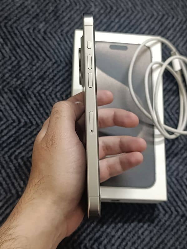 iphone 15 pro max 256gb JV Natural Titanium (Canada Model) 03224188699 1