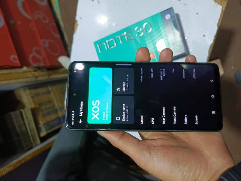 INFINIX NOTE 30 + BOX 8+256 GB PTA APPROVED 1